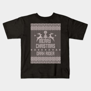 Merry Christmas DARK RIDER Kids T-Shirt